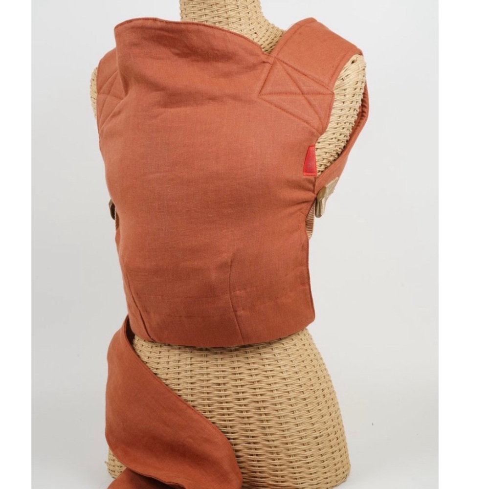 Sakura Bloom Linen Scout Carrier - Sepia